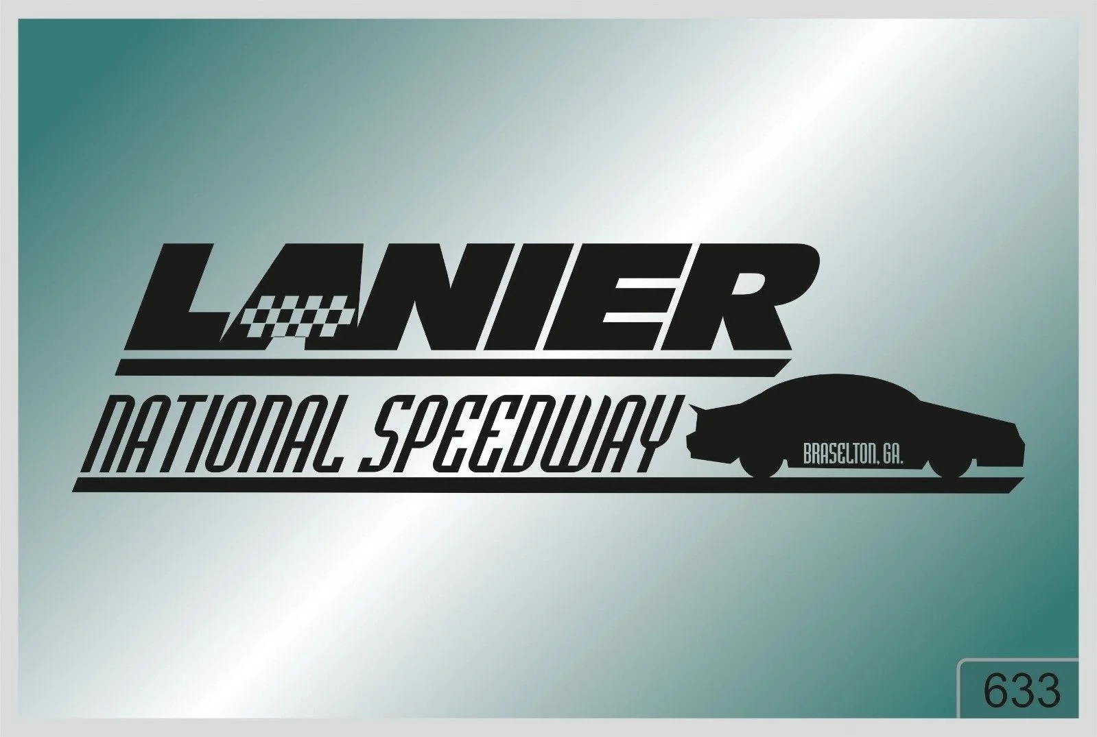 

Для Lanier National Speedway x2 шт. Наклейки-высокое качество. Цвета 633