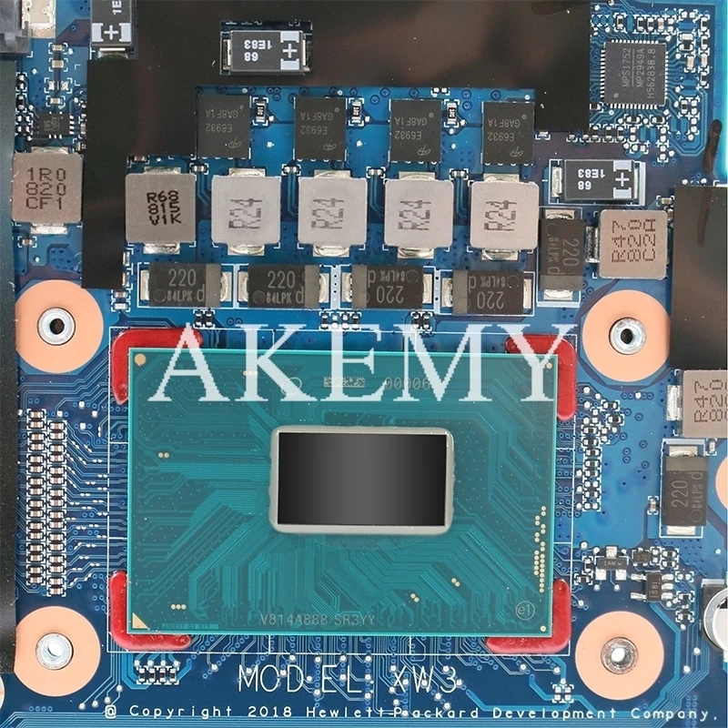 High quality For Zbook 15 G4 Laptop motherboard 921047-601 CPW50 LA-E161P WIth SR32Q I7-7700HQ CPU 100% full Tested | Компьютеры и