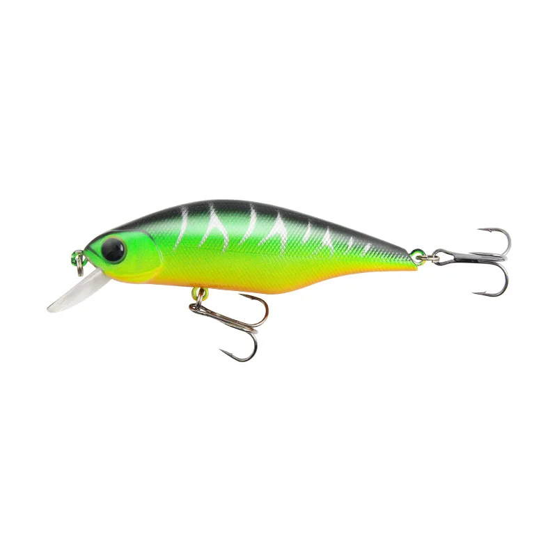 

1Pcs Minnow Fishing Lures 3D Eyes Floating Laser Aritificial Fising Wobblers Crankbait Plastic Baits Pesca Isca 9.4cm 11.2g