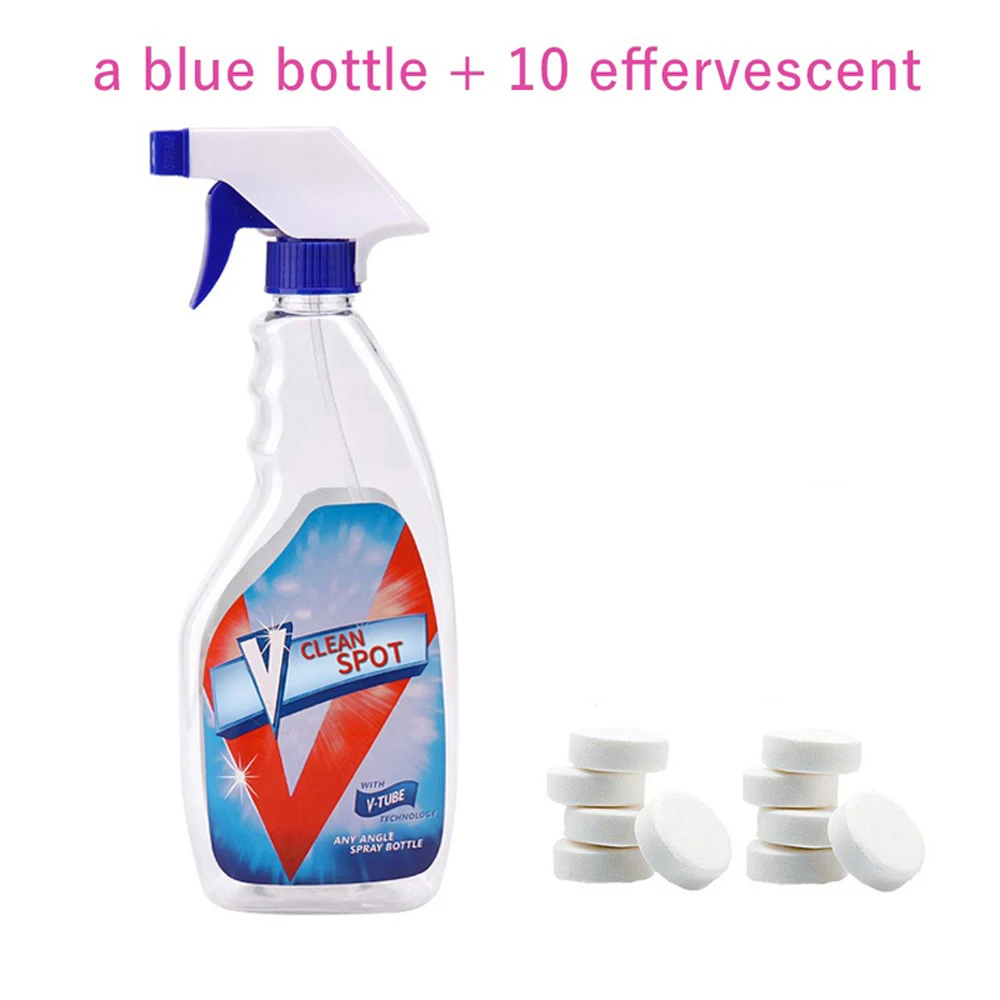 Blue Многофункциональный Effervescent Спрей очиститель набор VClean место домашний чистящий концентрат домашний чистящий инструмент - Тип аромата: Blue