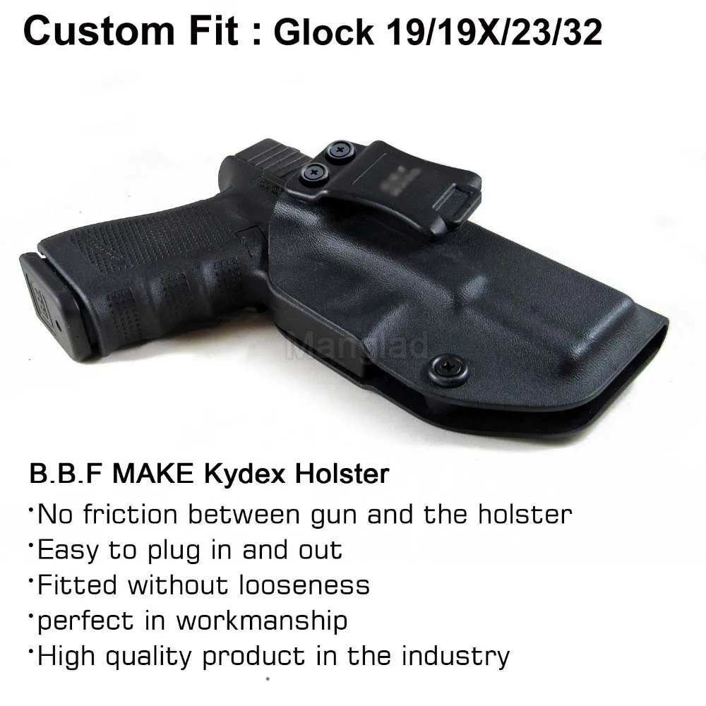 Actical KYDEX BBF Make IWB TGun кобура Glock 19 17 25 26 27 28 43 22 23 31 32 скрытая сумка для пистолета