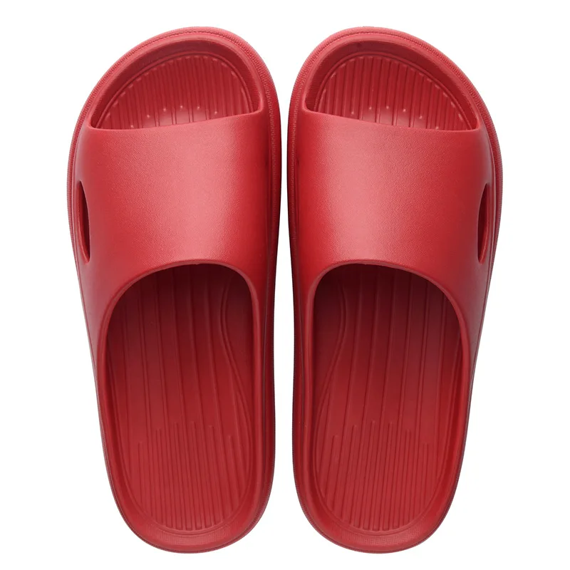 

New Outdoor Couple Slippers Comfortable Fashionable Sandals Women Indoor Soft Slippers Non-Slip Thick-Soled Eva Integrated Shoes