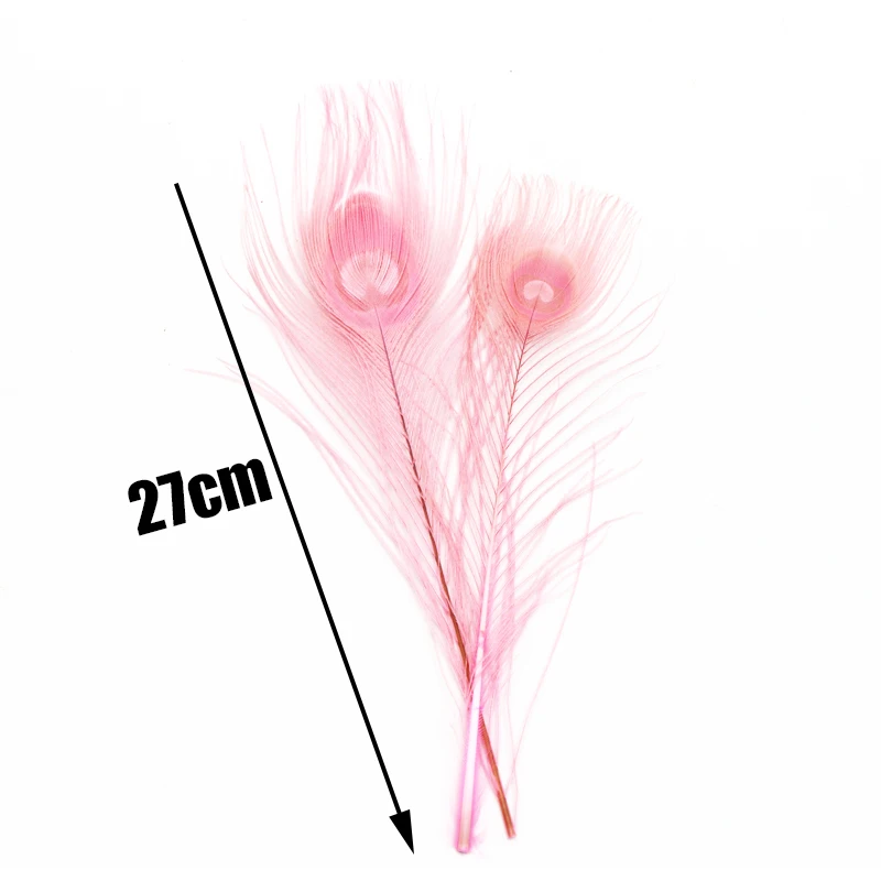10 шт./лот Розовое перо павлина украшение для волос фламинго торта реквизит