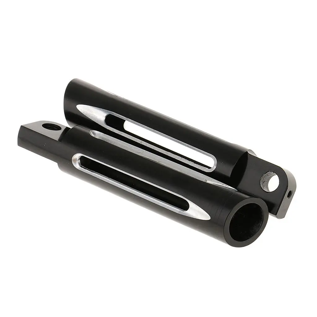

2x CNC Passenger Rear Foot Rests Pegs Pedals For 883 XL1200 X48
