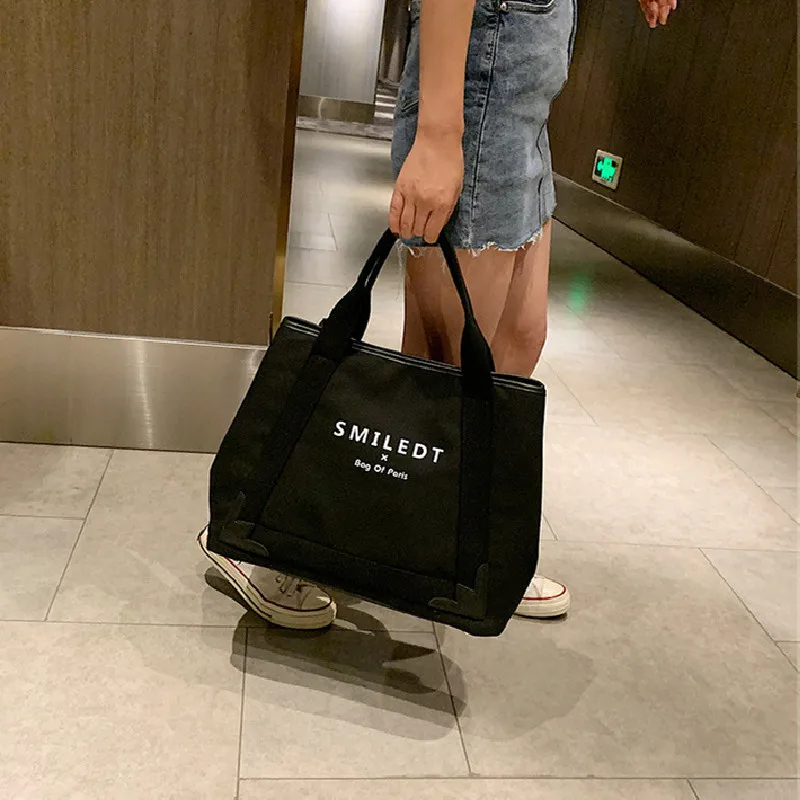 

Bags for Women 2021 High Quality Canvas Tote Bags Larger Capacity Shoulder Crossbody Bags Fashionable Casual Handbags Sac A Main