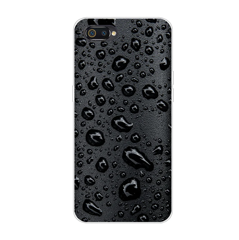Светло-фиолетовый Чехол Realme C2 Realme C2, чехол 6,1, мягкий силиконовый чехол из ТПУ с рисунком для телефона OPPO Realme C2 C 2 RealmeC2 RMX1941 - Цвет: Светло-фиолетовый