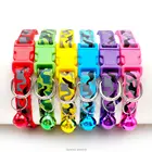 Ошейник Камуфляжный Регулируемый с колокольчиком, для маленьких собак, ожерелье из полиэстера, 24 шт.