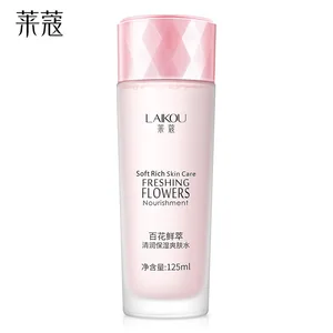 Тоник LAIKOU с эссенцией цветущей вишни, сужает поры, антивозрастной, отбеливающий, увлажняющий, для лечения акне на лице, 125 мл