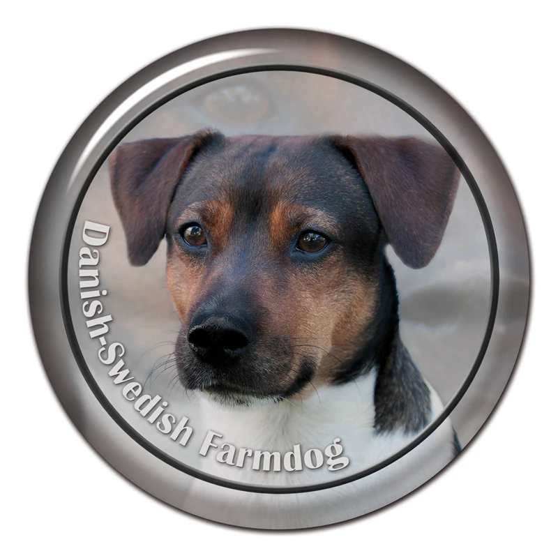 

B0832# 13CM/17CM Self-Adhesive Decal Danisch Swedisch Farm Dog Car Sticker Decors on Bumper Rear Window Laptop