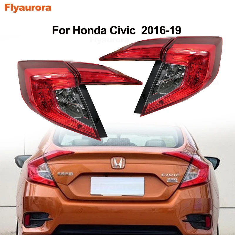 Для Honda Civic Sedan 2006/07-2016 2017 2018 2019 Автомобильный задний фонарь светодиодный ные