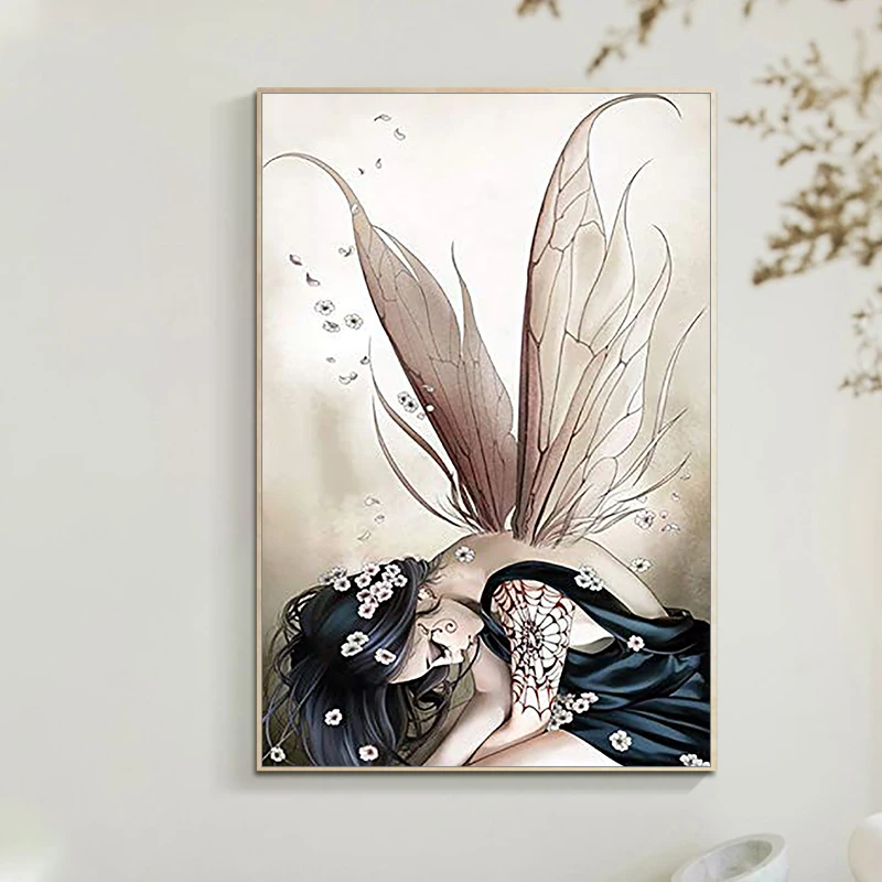 Рисуй по номеру Wall art живописи номерам ручной росписью цветы и красота домой