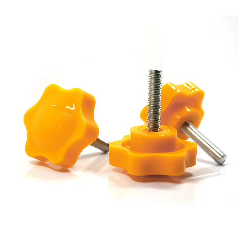 M6 M8 с рисунком желтой звезды: Форма нить Зажимная ручка болт бакелит ручная