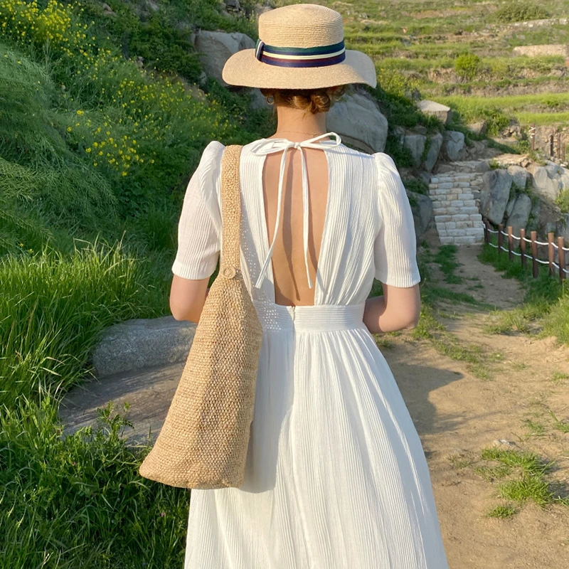 Женское винтажное платье SHENGPALAE свободное тонкое Элегантное Платье макси с