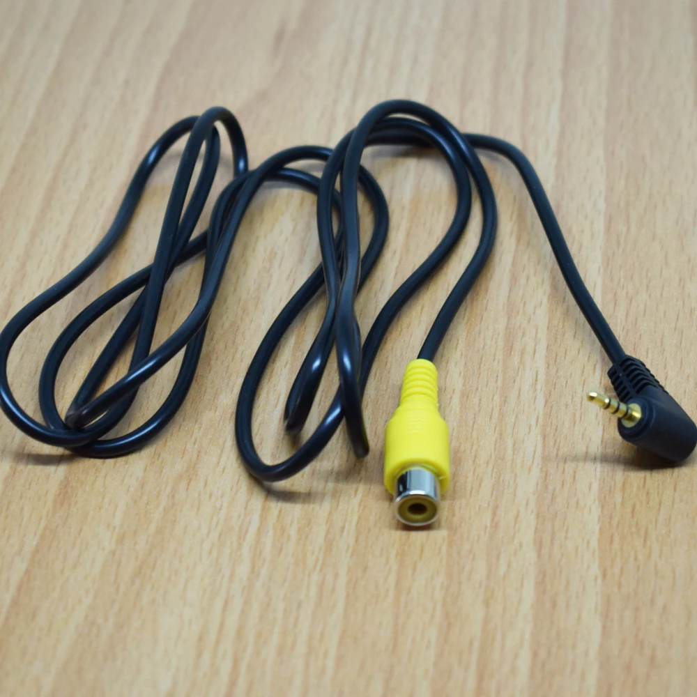 1 шт. 5 м Автомобильная камера заднего вида RCA разъем на золото 2 мм GPS AV-in конвертер