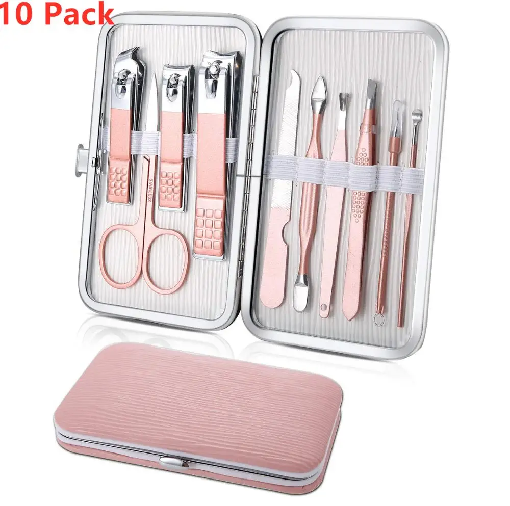 Набор для маникюра и педикюра из нержавеющей стали 5/10 шт.|Комплекты наборы| |