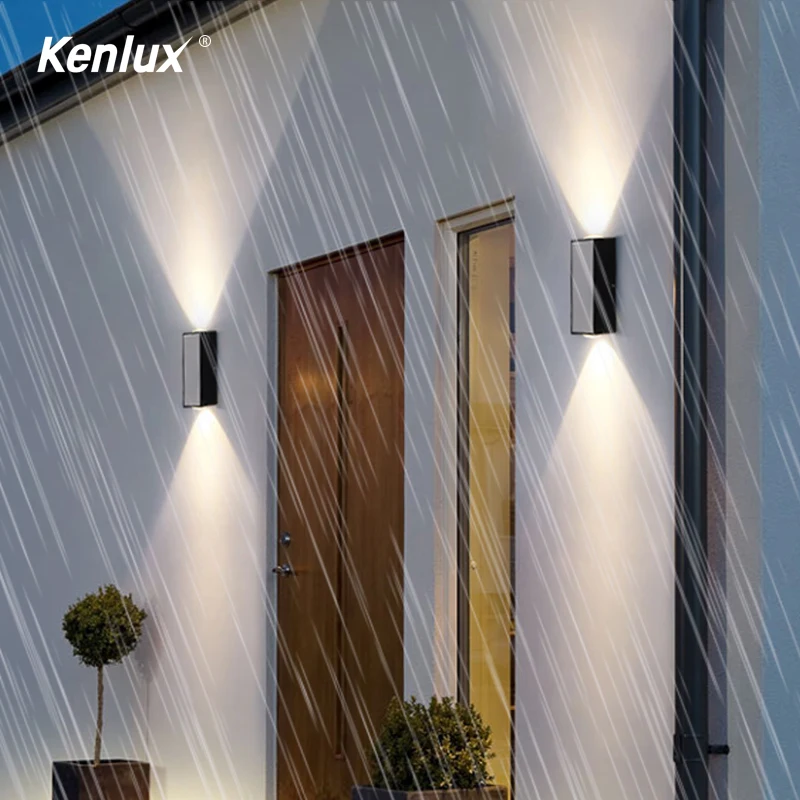 Современная светодиодная настенная лампа для дома IP65 алюминиевый Светодиодный