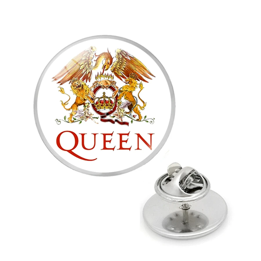 Мода поп и Рок Королева группа Броши нержавеющая сталь булавки ручной работы
