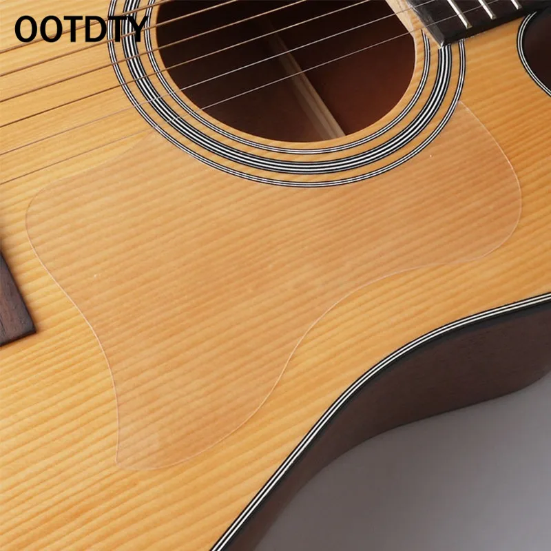 OOTDTY прозрачная народная Акустическая гитара накладка против царапин
