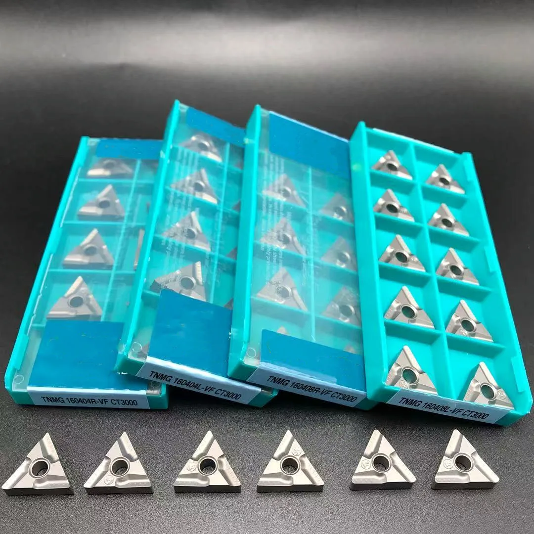 

TNMG160404R TNMG160404L TNMG160408R TNMG160408L -VF CT3000 carbide insert TNMG 331 332 CNC metal ceramic lathe parts insert