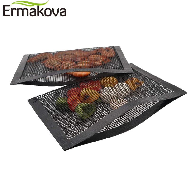 Антипригарная Сетчатая Сумка ERMAKOVA для барбекю выпечки жаростойкая многоразовая