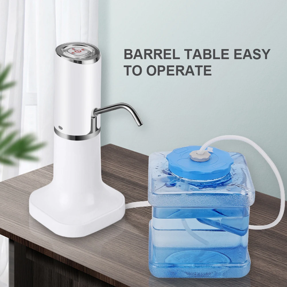 

Electric Automatic Drinking Water Bottle Pump USB Rechargeable Smart Dispenser Electrical Water Pump