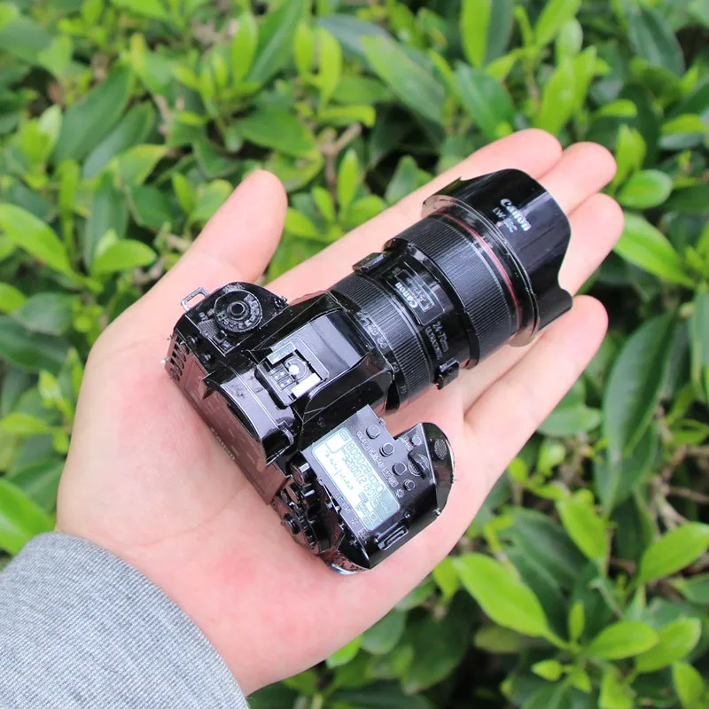 Красочная камера 3D металлические Пазлы взрослые из нержавеющей стали лазерная