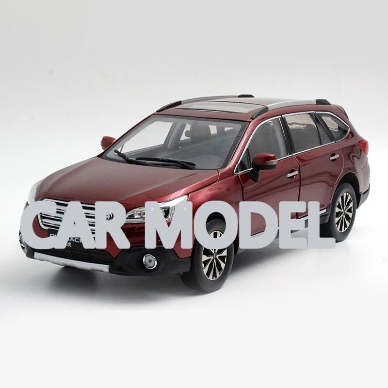 Красный 1:18 Масштаб сплава игрушечных транспортных средств Outback модель автомобиля SUV детских игрушечных автомобилей авторизованный игрушки для детей - Цвет: Красный