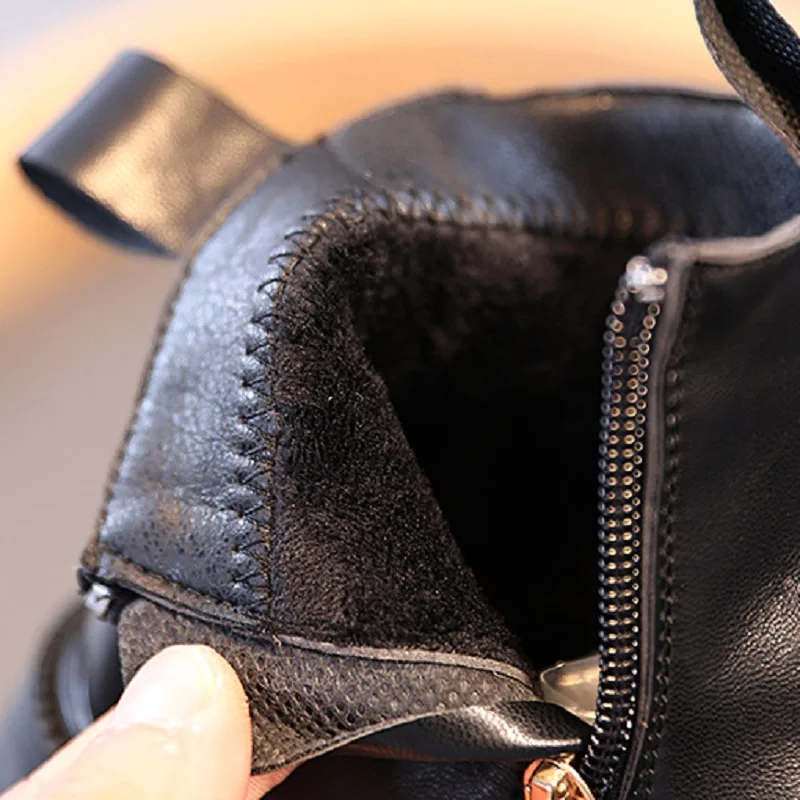 Детские ботинки Конный шлейф 2020 модная британская зимняя обувь для детей