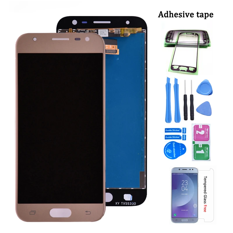 J330 lcd для Samsung Galaxy J3 J330 J330F/DS J330G/DS lcd дисплей кодирующий преобразователь сенсорного экрана в сборе J3 dual sim