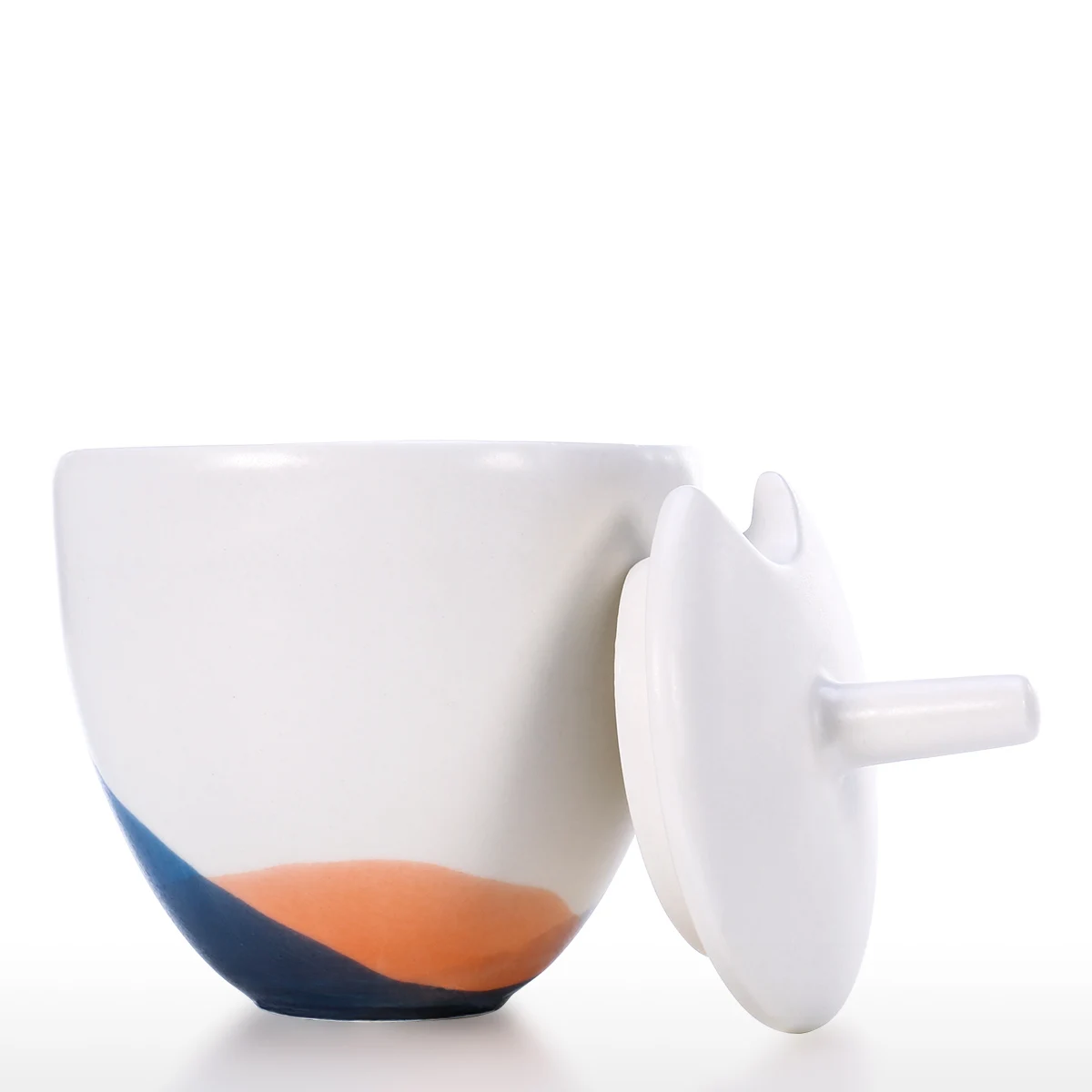 Новая Керамическая сахарница банка для хранения с крышкой контейнер сахара дома