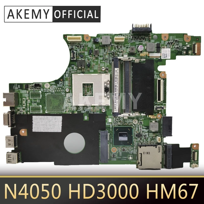 

X0DC1 0X0DC1 основная плата для DELL INSPIRON 14R N4050 материнская плата для ноутбука HD 3000 HM67 s989 работает