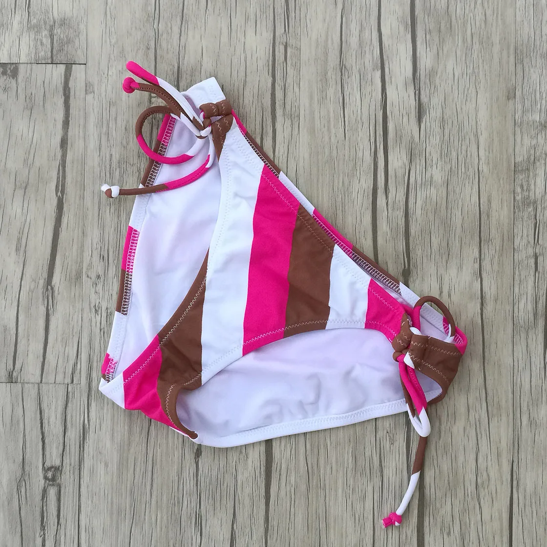 Женщина в Бикини Боттом Одежда заплыва Мужские Шорты для купания костюм spriped