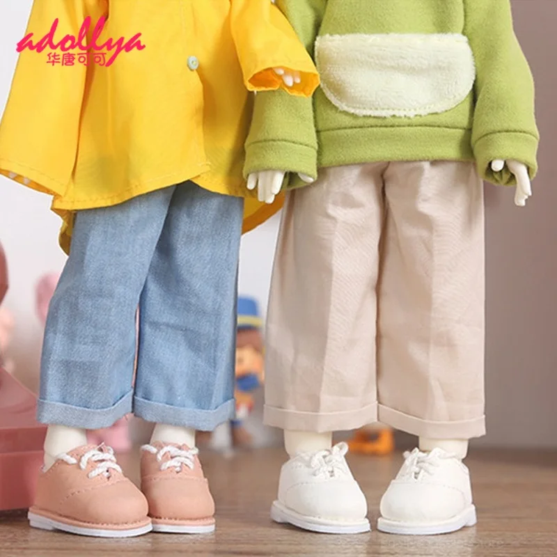 

Аксессуары для кукол Adollya BJD, Одежда для кукол, брюки, брюки, джинсовые повседневные штаны, подходит для кукол 1/6