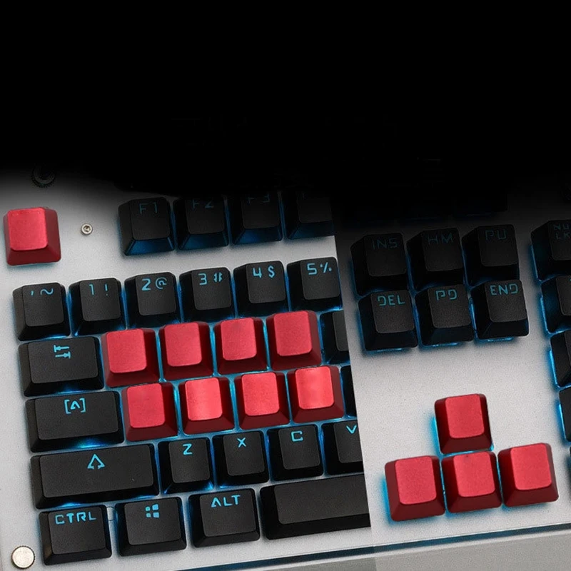 

13 Aluminum Alloy No Engraved Keycaps for Mechanical Gaming Keyboards Personality Cross Shaft Universal Matte