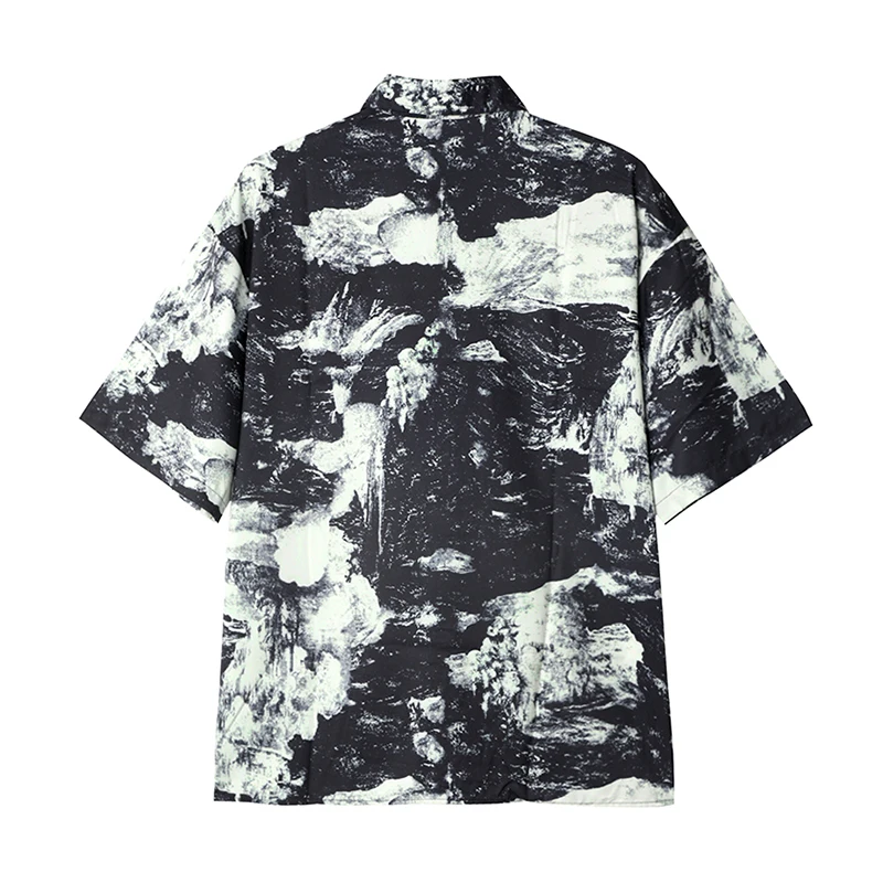 Женская рубашка с коротким рукавом летняя модная Новая повседневная блузка