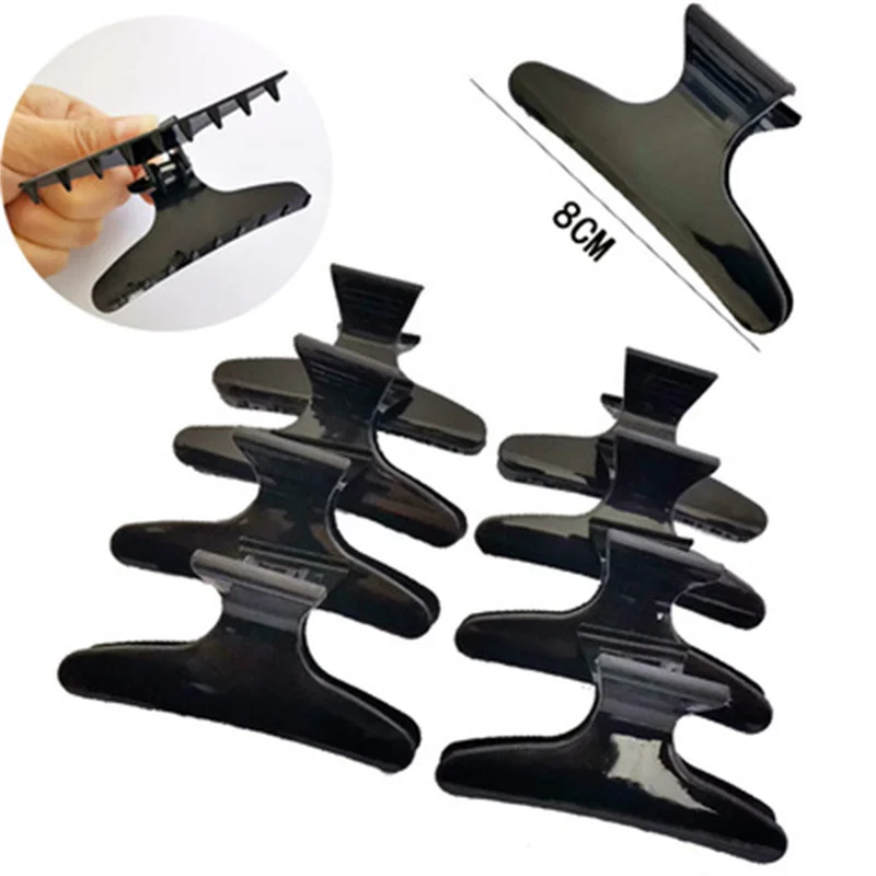 

12pcs/Set Butterfly Hair Clips Woman Girl's Hairpins Styling Holding Tools Hair Section Claw Clamps Pro Salon Accessories
