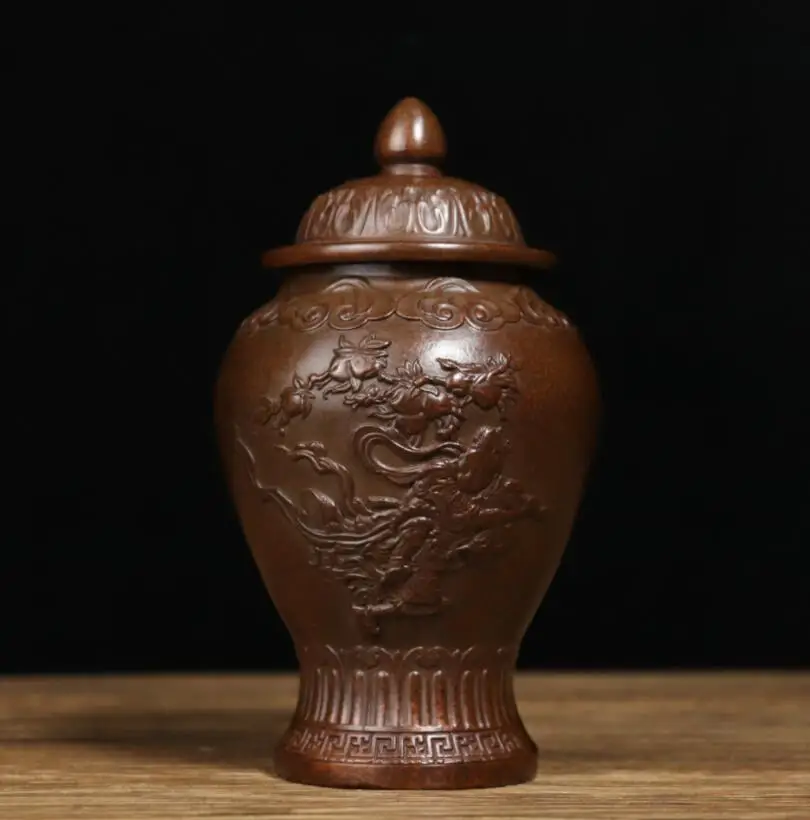 

Seiko brass Monkey King jar crafts statue