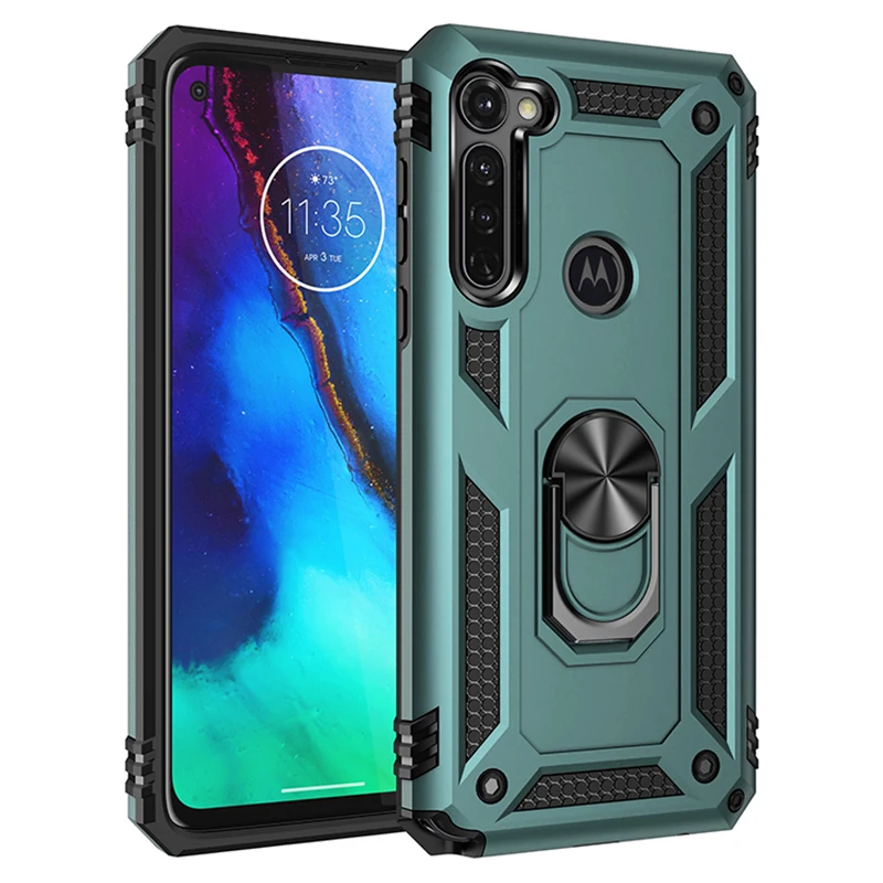 Противоударный защитный чехол для MOTO G FAST E7 Power Stylus Coque с магнитным автомобильным