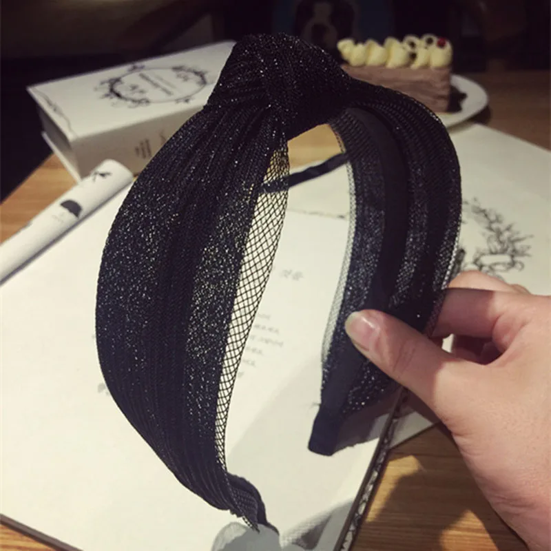 Новое поступление Fold Hairband для женщин широкий обруч волос повязки на голову