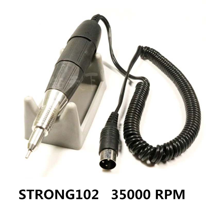 STRONG102 35000 об/мин резьба по дереву нефритовый зубной Бур ручка машины