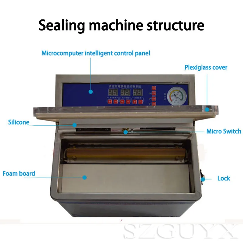 

Automatic food vacuum packaging machine vacuum sealing machine large commercial wet dual-use vacuum pump