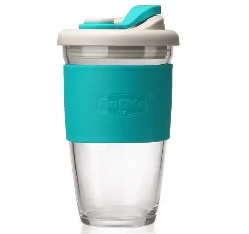 454 мл стеклянная кофейная чашка с крышкой из боросиликатного стекла|Кружки| |