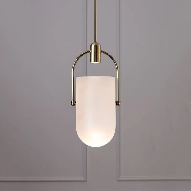 Европейская постмодернизированная люстра из медного стекла для гостиной