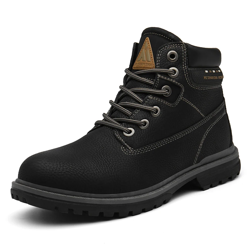 Зимняя мужская обувь военные ботинки уличные ботильоны зимние Армейская Обувь