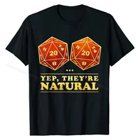 natural 20 funny tabletop roleplaying game rpg d20 dragons t shirt printed on t shirt cotton men t shirts printed on special