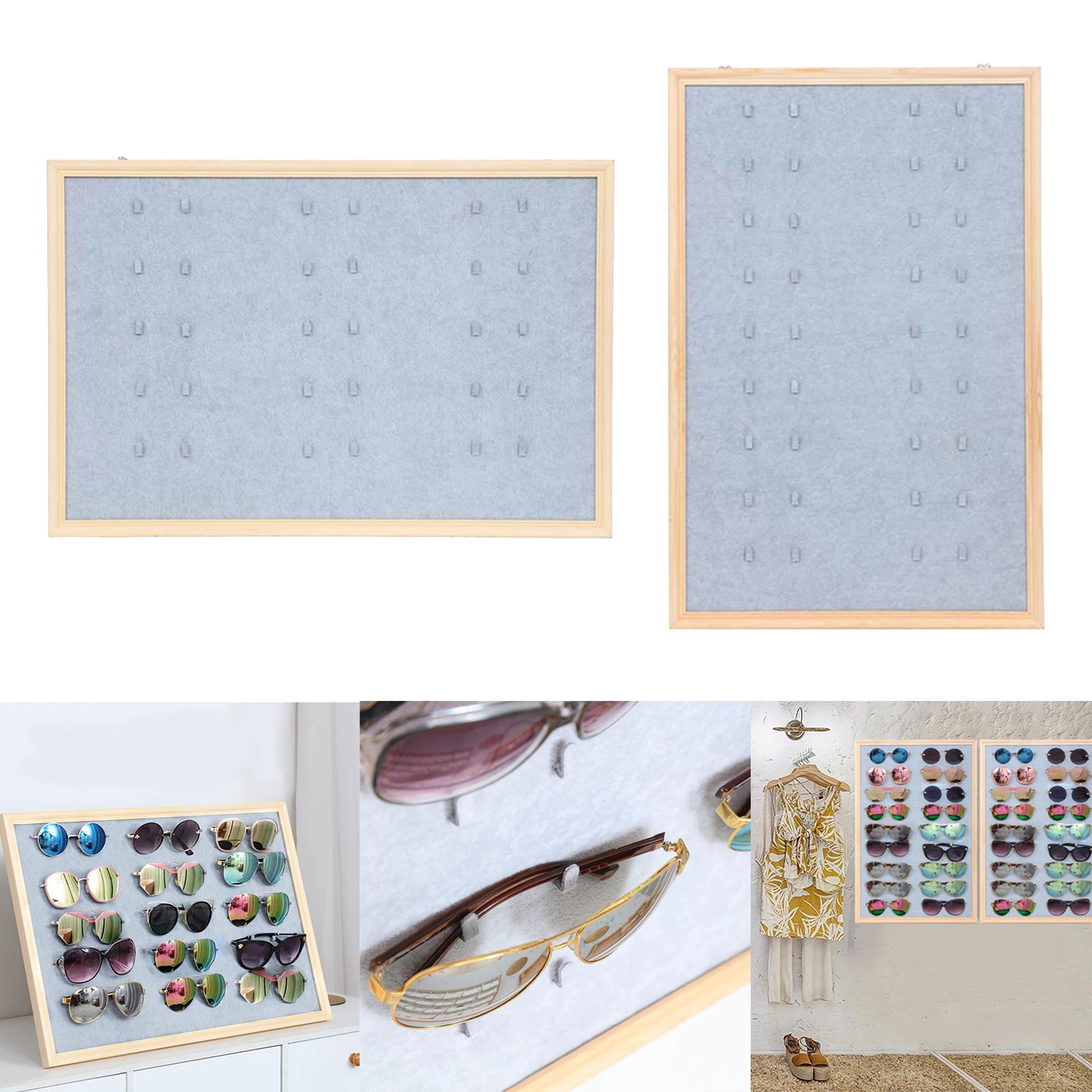 Beste Glazen Deur Stand Zonnebril Organizer Muur Opknoping Houder