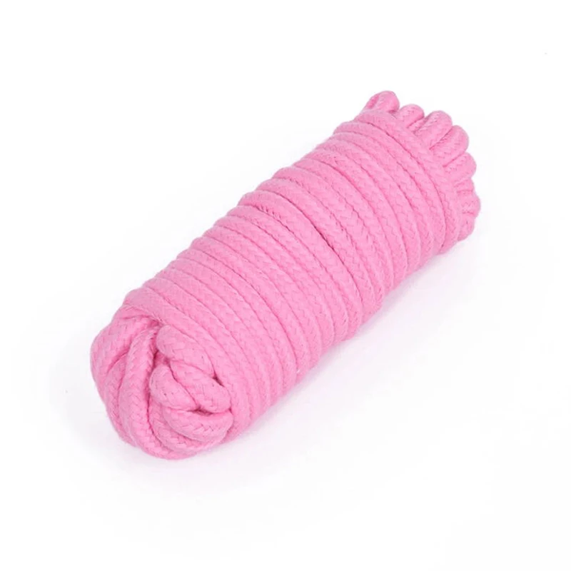 5 м/10 м секс веревка из хлопка для взрослых товары женщин рабы БДСМ бондаж мягкая