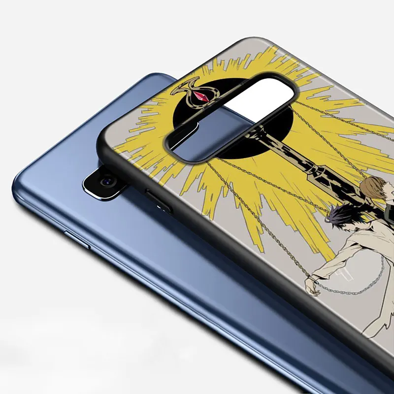 

Silicone Black Cover death note kira for Samsung Galaxy Note 10 Pro 9 8 Plus S10 5G S9 S8 S7 Plus S6 Phone case