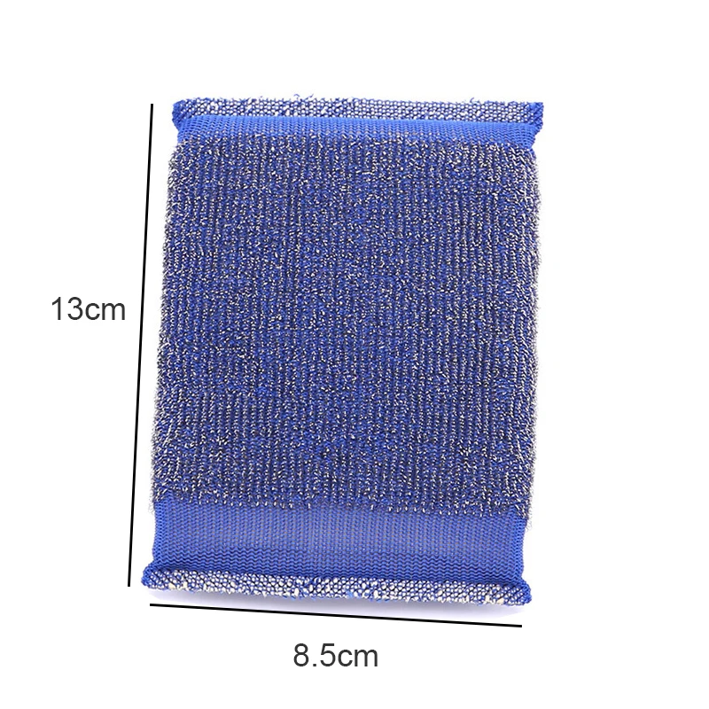 

Scouring Pad Kitchen Sink Scourer Fixture Tools Rust Remover Washable Sponge Fabrics Accessories Cookware Dish Cleaning Supplies