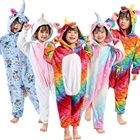Детские кигуруми, Детские кигуруми, зимние комбинезоны из аниме для мальчиков и девочек, детская пижама, одежда для сна kengurumi